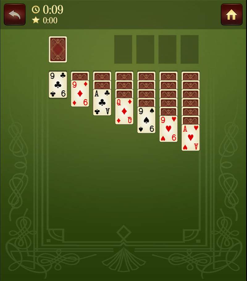 Layout Solitaire Master Collection Klondike